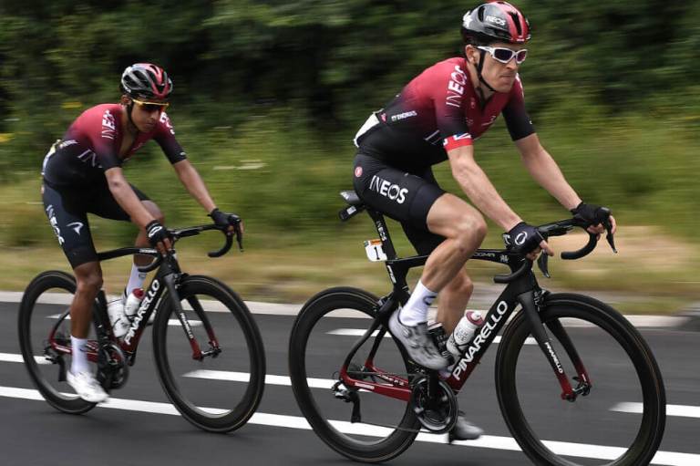 Egan Bernal y el Ineos, los primeros en salir en la contrarreloj del Tour
