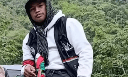 Ferney Pacho, miembro de la guardia indígena asesinado en Páez, Cauca.