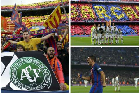 Imágenes: así se vivió en el Camp Nou el clásico entre Barcelona y Real Madrid