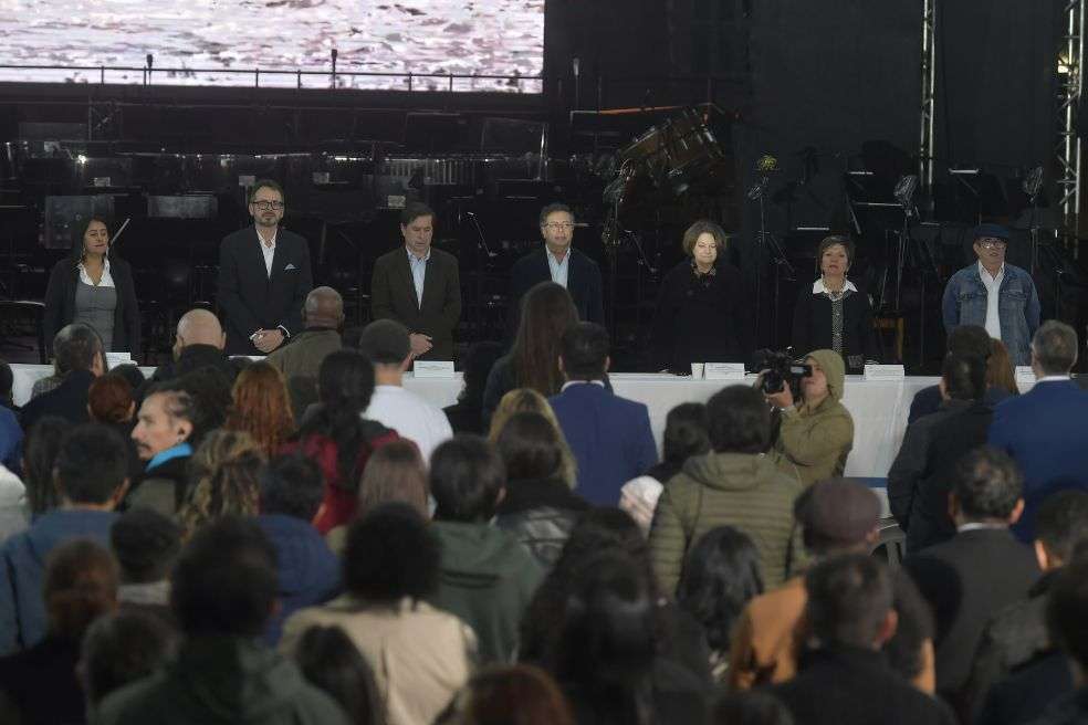 Acto de conmemoración de los ocho años de la firma del acuerdo de La Habana con las extintas FARC.
