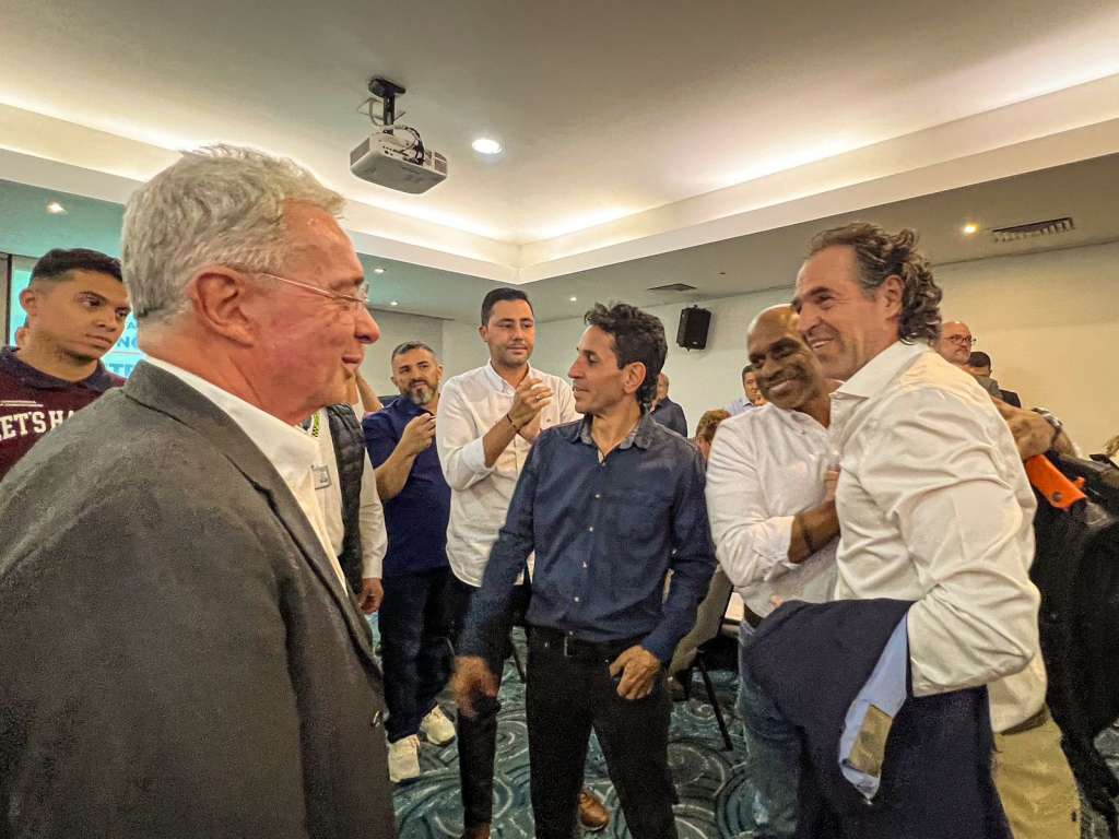 Álvaro Uribe y Federico Gutiérrez