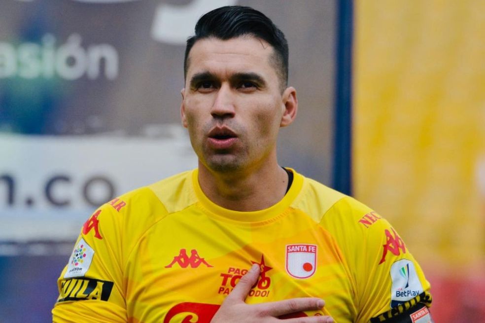 El arquero Leandro Castellanos llegó a Independiente Santa Fe a mediados de 2014.
