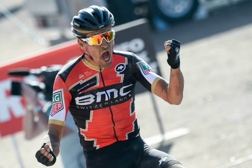 El belga Greg Van Avermaet fue el vencedor del Tour de Flandes virtual. / AFP