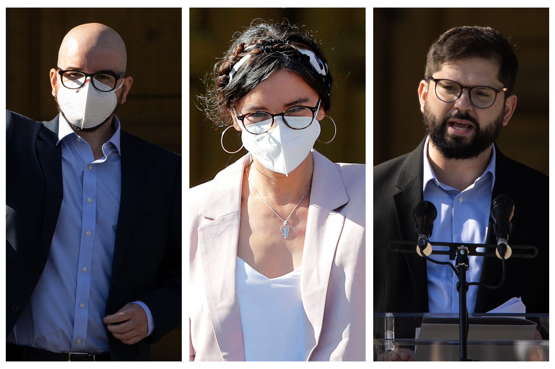 Gabriel Boric, Giorgio Jackson, Camila Vallejo