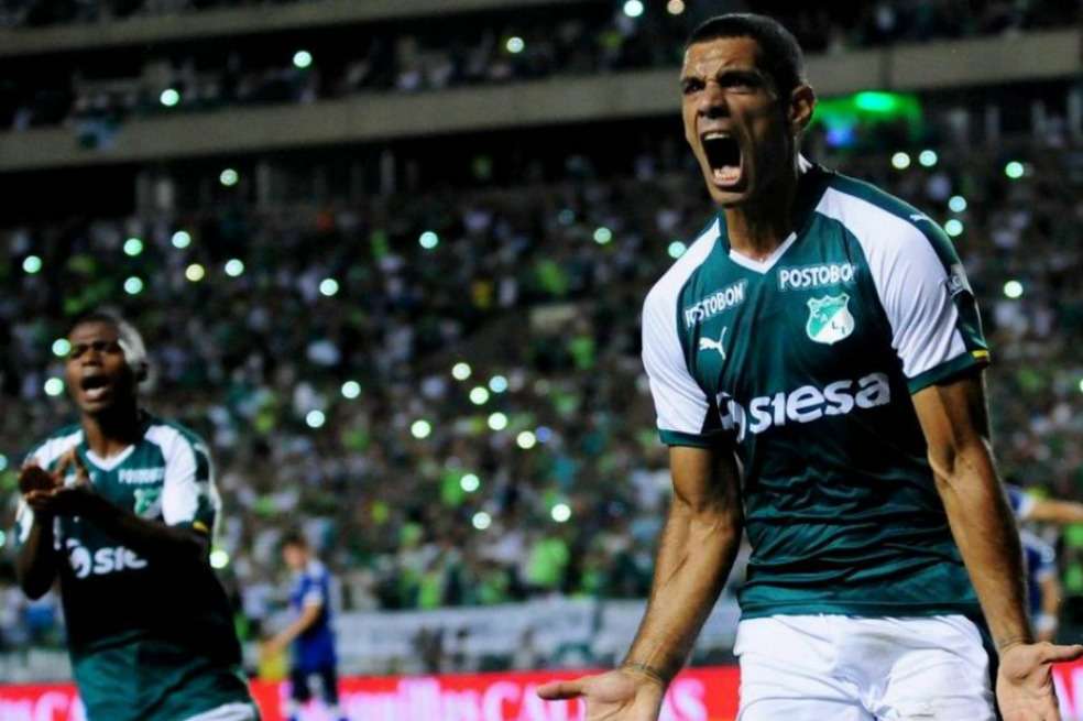 José Sand, autor del primer gol del Cali ante Millonarios. / Deporcali.com
