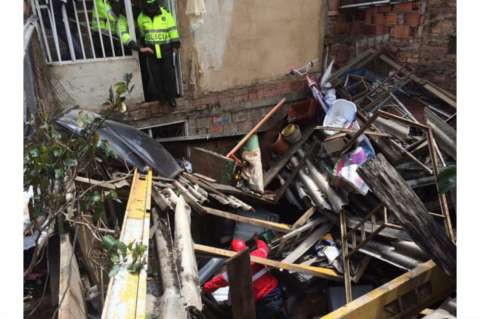 Desplome de segundo piso en vivienda de Tunja deja 15 niños heridos