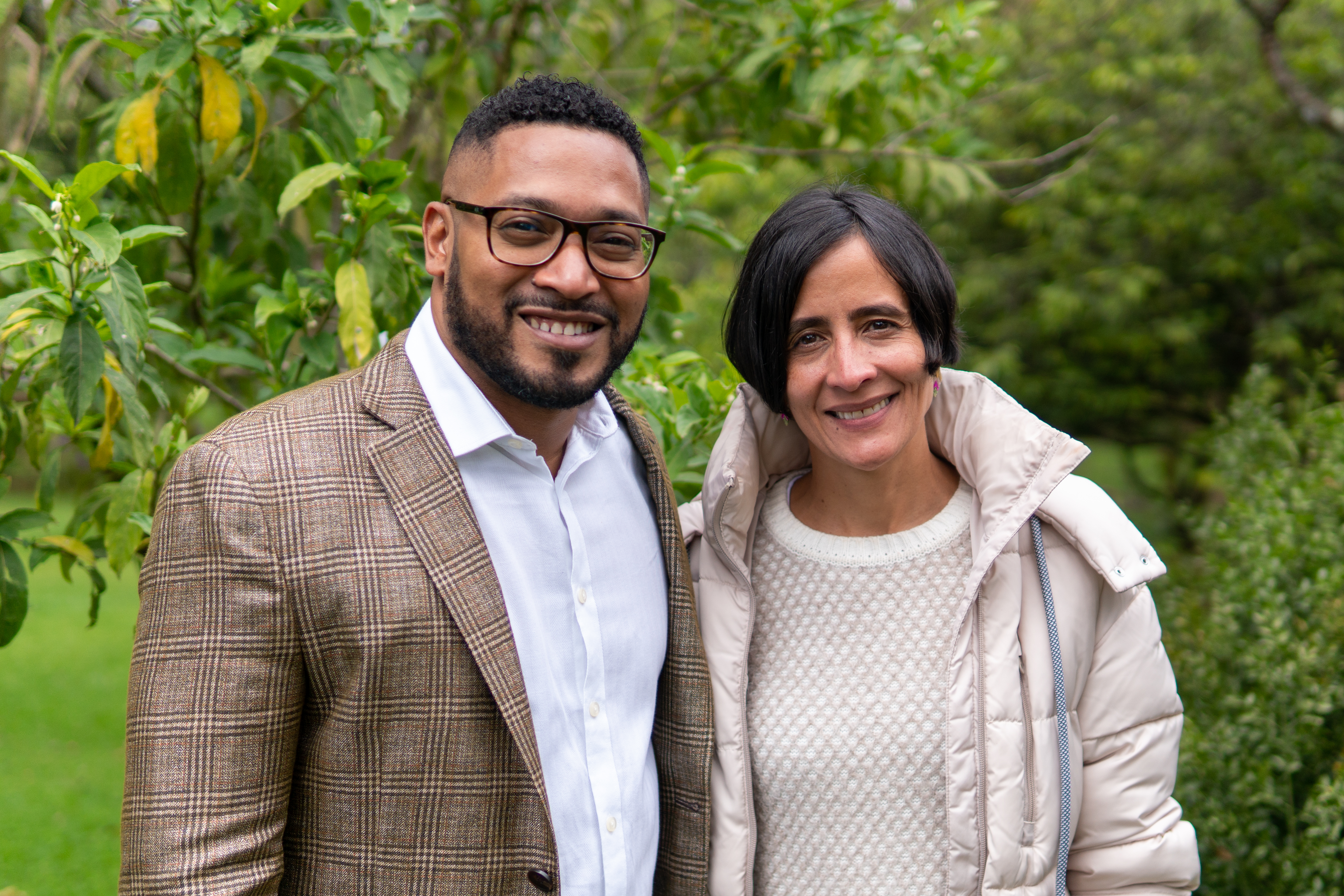 José Manuel Perea, jefe de la Oficina de Negocios Verdes y Sostenibles, y Susana Muhamad, ministra de ambiente.