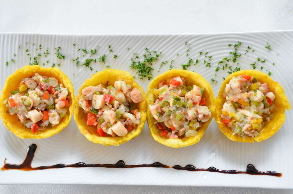 Plátanos crocantes con atún