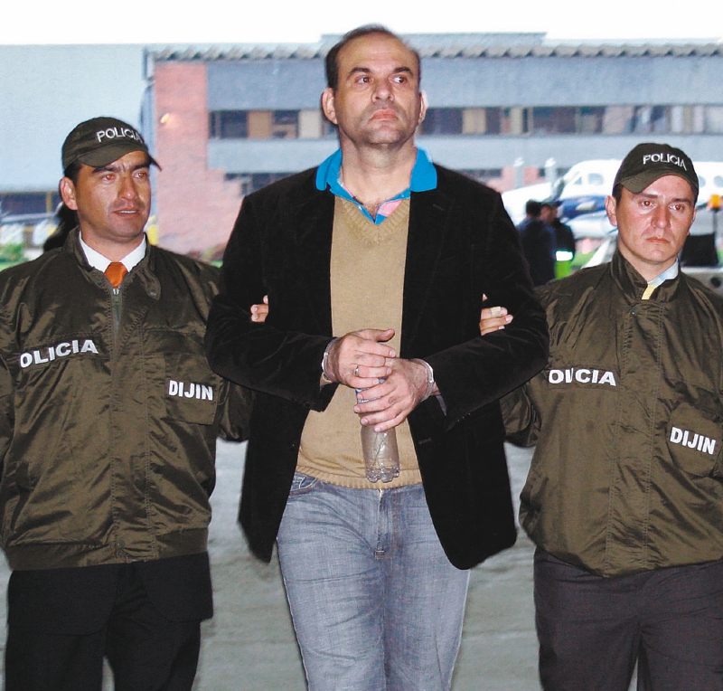 ALTERNATIVE CROP - RESTRICTED TO EDITORIAL USE - MANDATORY CREDIT AFP PHOTO / COLOMBIAN NATIONAL POLICE - NO MARKETING NO ADVERTISIGN CAMPAIGNS -DISTRIBUTED AS A SERVICE TO CLIENTS
 / RESTRICTED TO EDITORIAL USE - MANDATORY CREDIT AFP PHOTO / COLOMBIAN NAT
