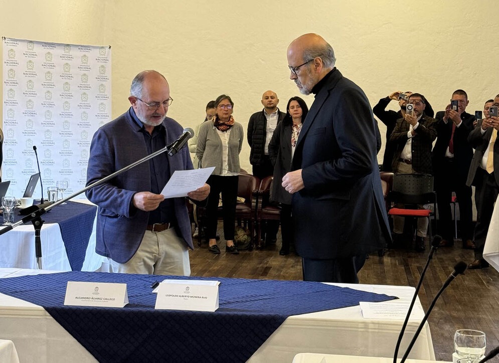 El profesor Leopoldo Múnera de la Facultad de Derecho, Ciencias Políticas y Sociales, tiene maestría en Filosofía del Derecho en la Università degli Studi di Roma (Italia) y en Desarrollo en la Université Catholique de Lovaina (Bélgica). /Universidad Nacional.