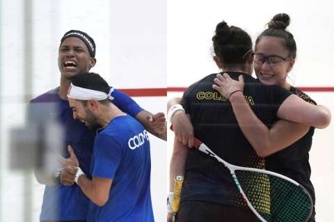 Doble oro para Colombia en los Panamericanos: campeones en squash
