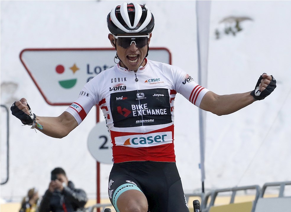 Esteban Chaves ganó la cuarta etapa de la Vuelta a Cataluña.