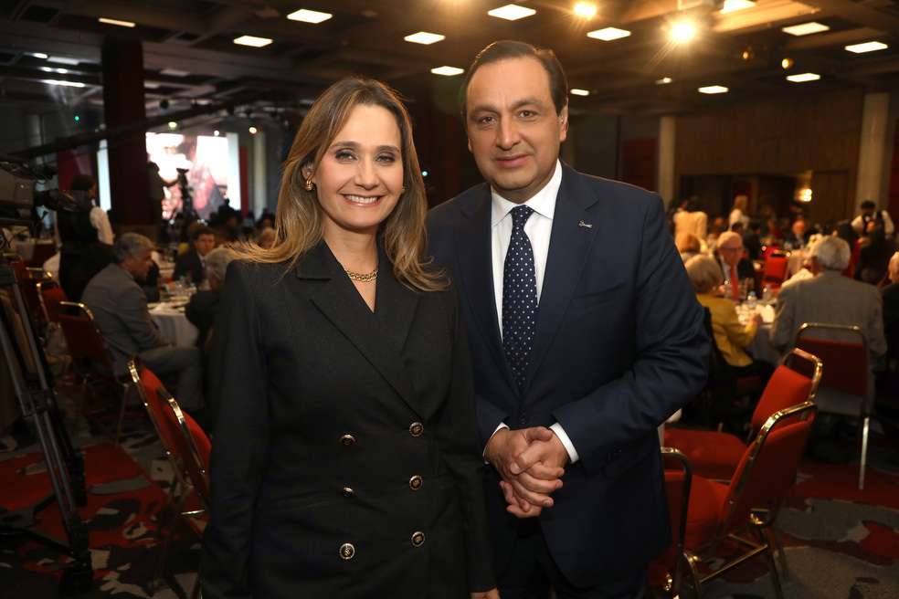 Inés María Zabaraín y Jorge Alfredo Vargas.