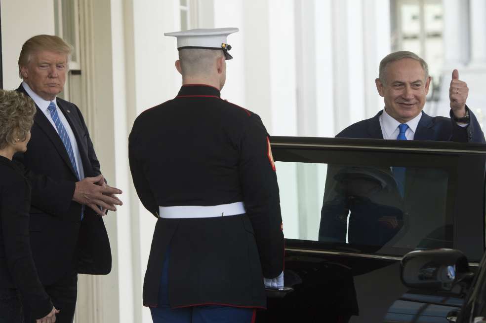 El presidente Donald Trump y el primer ministro israelí Benjamin Netanyahu. / AFP