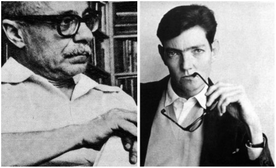 De izquierda a derecha, Ernesto Sábato y Julio Cortázar. / De izquierda a derecha, Ernesto Sábato y Julio Cortázar.