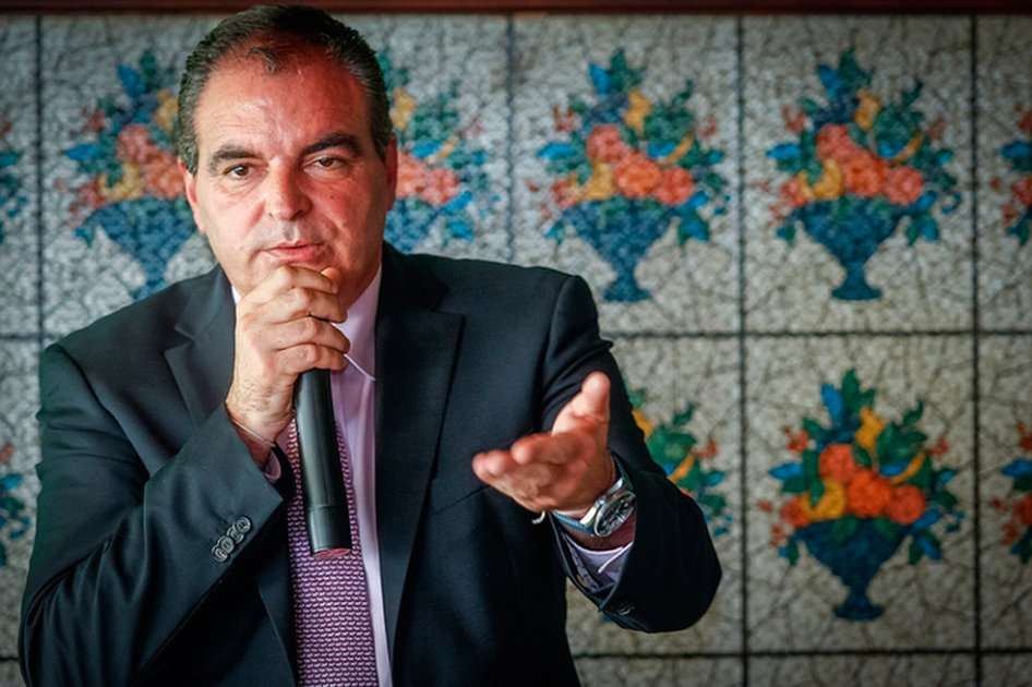 El ministro del Interior, Aurelio Iragorri Valencia.