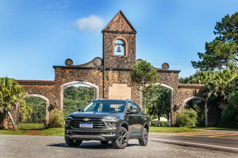 Chevrolet Montana funciona con el motor turbo de 1.2 litros que también mueve a la SUV Tracker./Chevrolet.