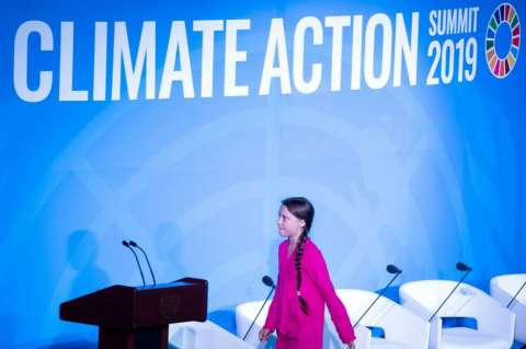 "El cambio viene, les guste o no": el emotivo discurso de Greta Thunberg