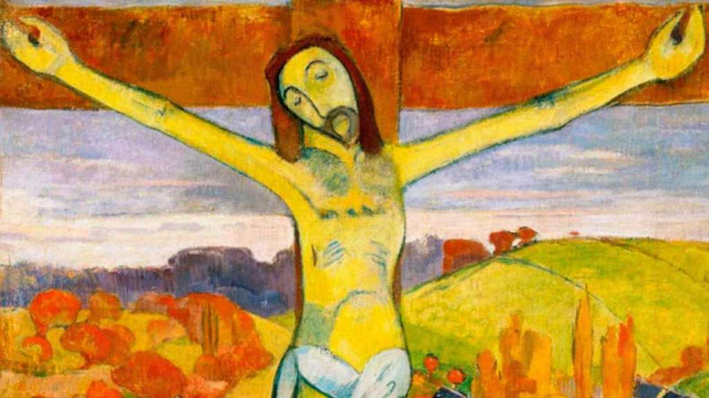 El Cristo amarillo. Paul Gauguin. 1889. Detalle. / Cortesía