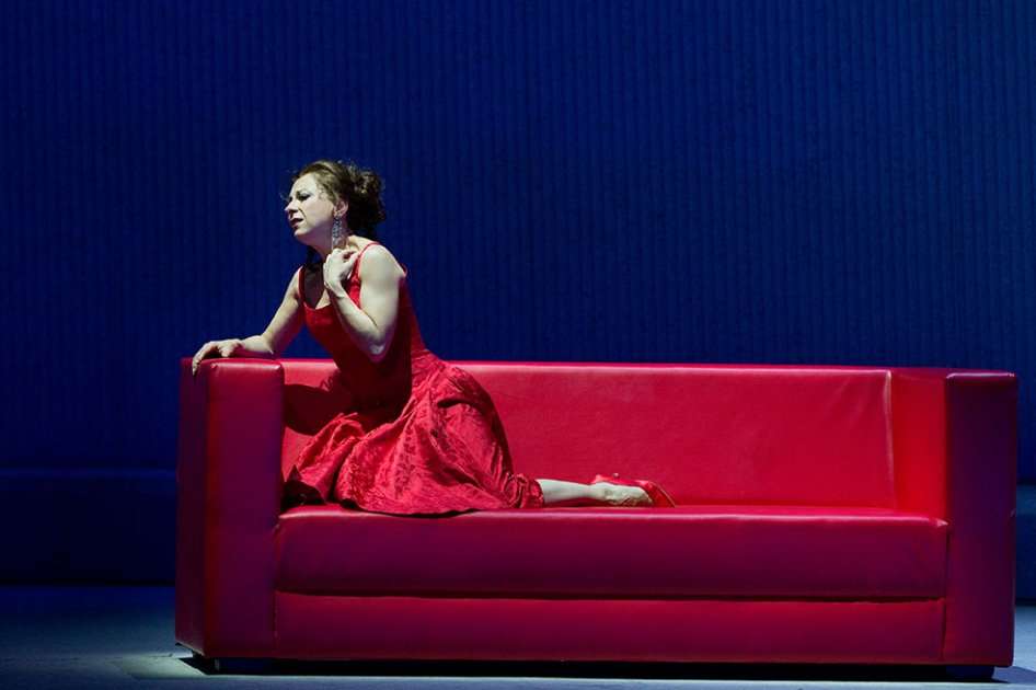 Natalie Dessay como Violetta en “La Traviata” de Giuseppe Verdi. / Marty Sohl