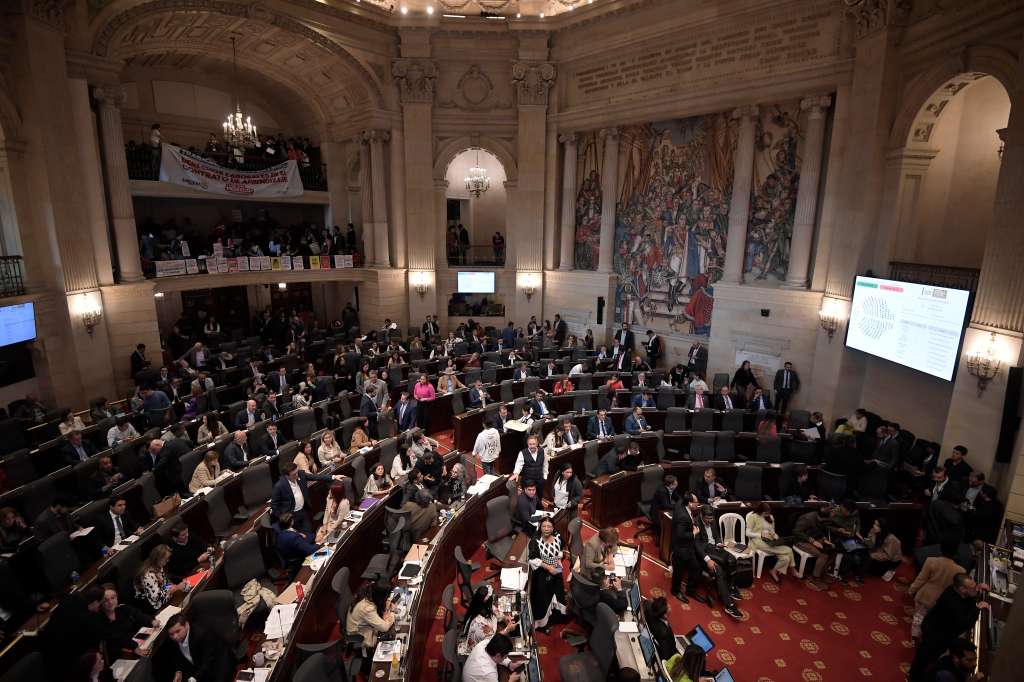 Debate de la reforma laboral en la Cámara de Representantes.