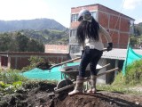 Bloqueras comunitarias para construir sus propias casas