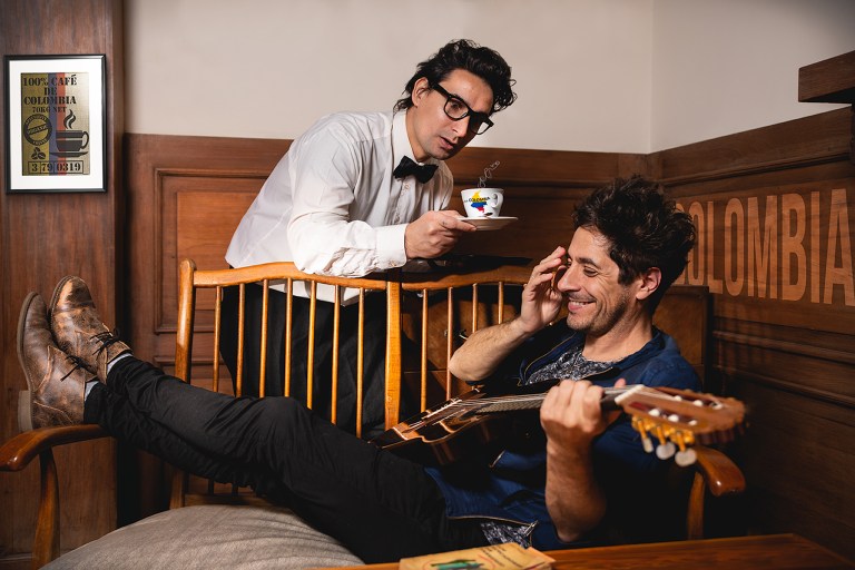 Daniel Sartori y sus canciones: “La verdadera gala somos nosotros dos despojados de toda ropa”