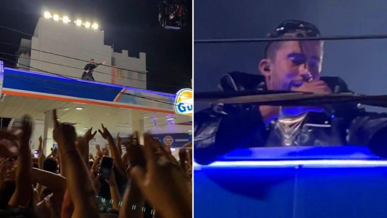 Bad Bunny hizo un concierto sorpresa en Puerto Rico
