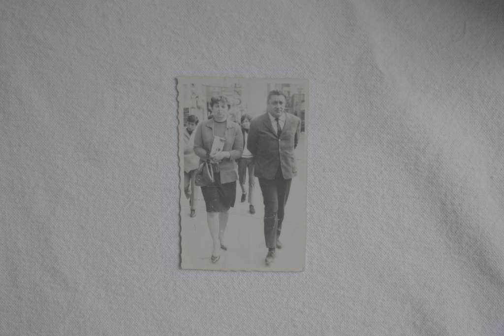 Héctor Rojas Herazo y la Niña Rochi Barbosa.
