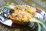 Así se preparan unos buenos camarones con piña