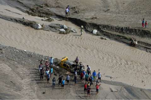 Desde el aire: imágenes de las inundaciones en Perú