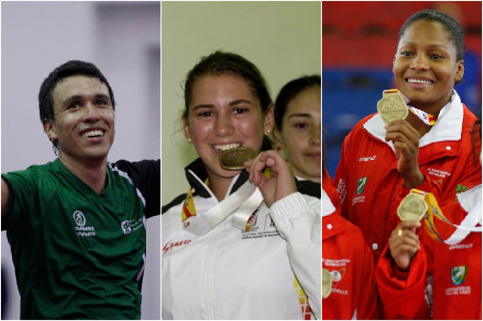 Alexánder Echavarría, Catalina Peláez y Yuri Alvear.