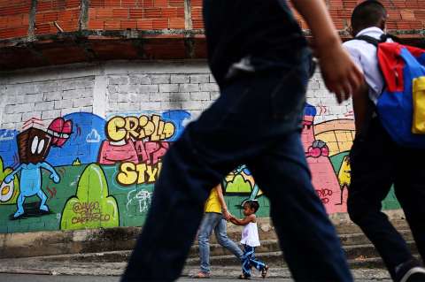 Grafitis en Petare, el barrio más complejo de Caracas