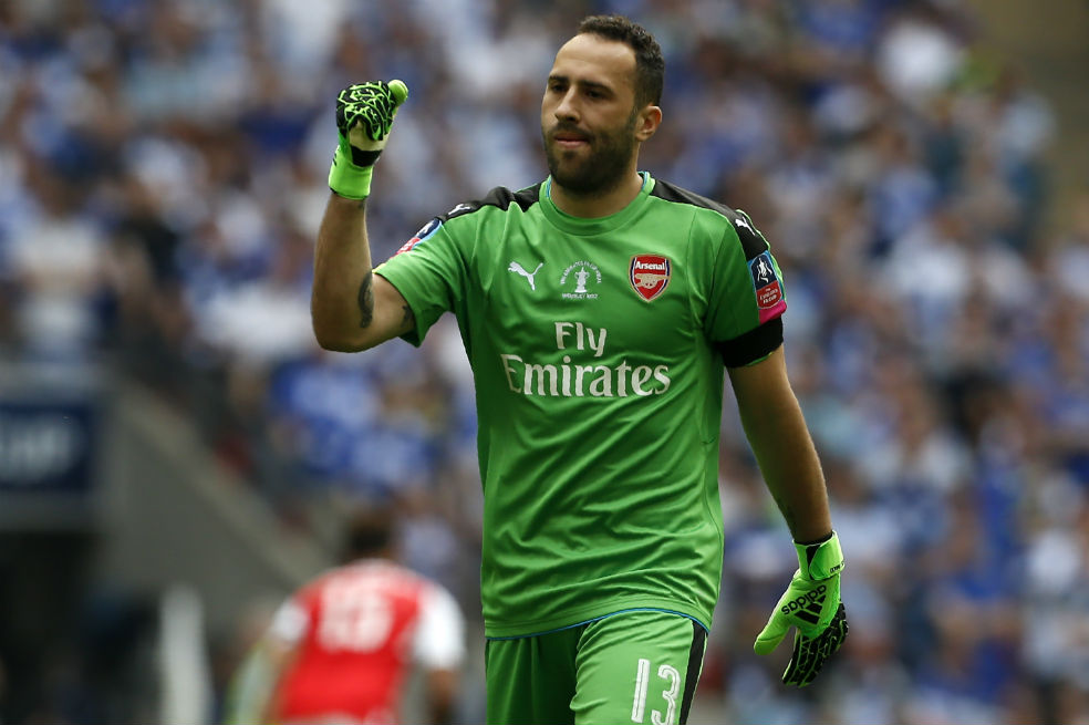 David Ospina duró cuatro años en el Arsenal de Inglaterra, equipo con el que ganó cinco títulos. / AFP