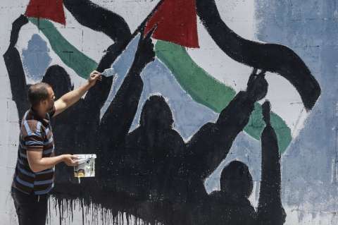 La guerra en Gaza sofoca a los artistas palestinos en Israel