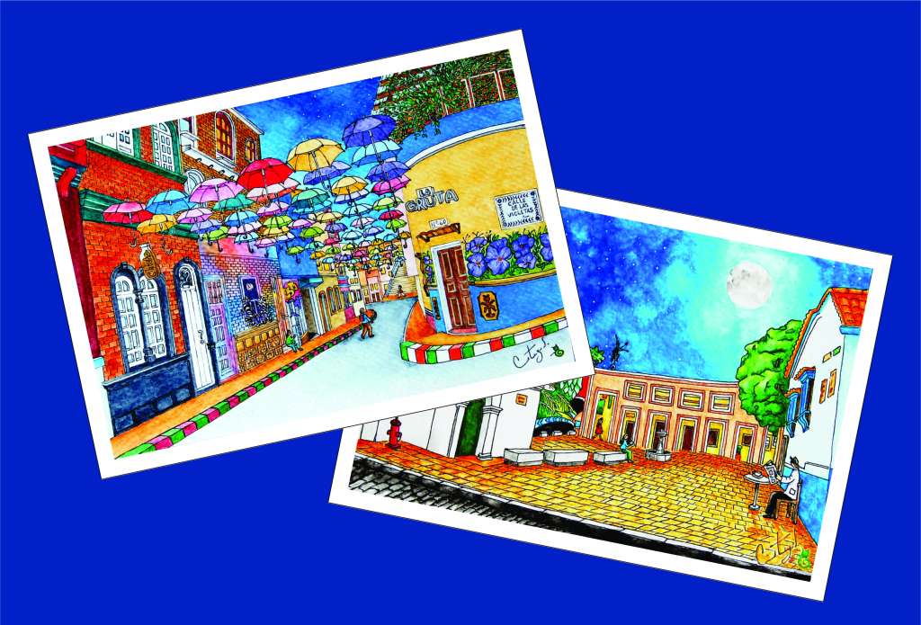 Foto conjunta: postales de La Candelaria