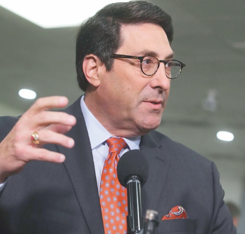Jay Sekulow, abogado personal de Trump, preparó por un mes los argumentos de defensa con todo el equipo. / AFP