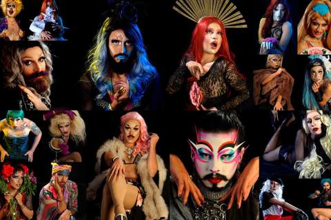 Exposición de arte a través de la mirada drag
