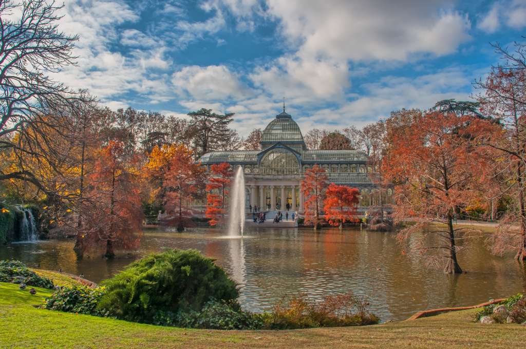 Palacio de Cristal, en el Parque de El Retiro.