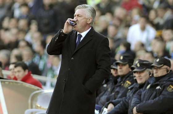 Carlo Ancelotti, entrenador del Real Madrid. Foto: AFP