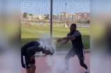 Video: Con huevos y harina recibieron a Falcao en Rayo Vallecano por su cumpleaños