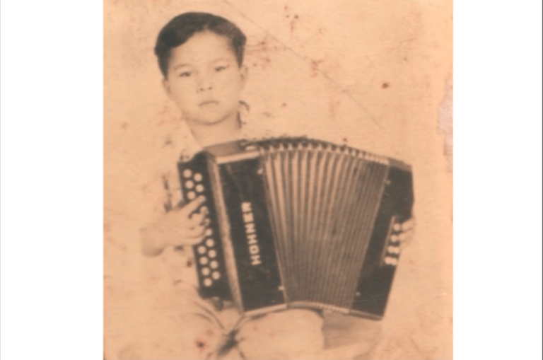 Alfredo Gutiérrez, el 'Niño prodigio' del acordeón.