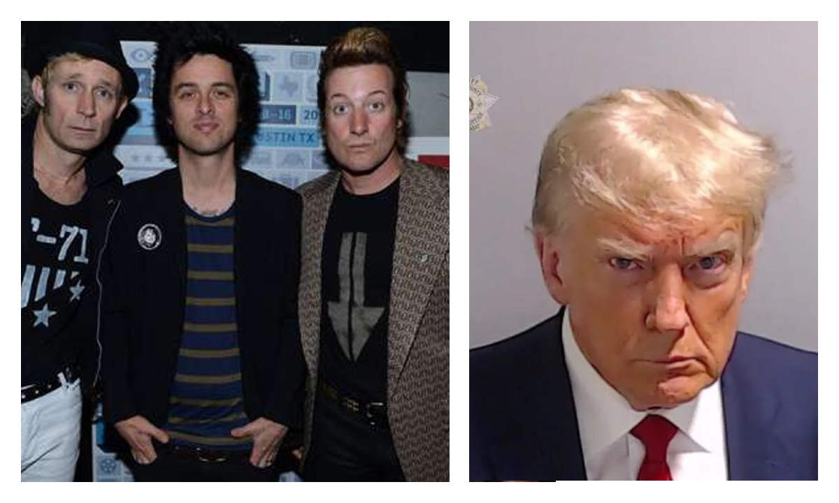 Green Day lanzó camiseta en con imagen de arresto de Donal Trump: esto cuesta
