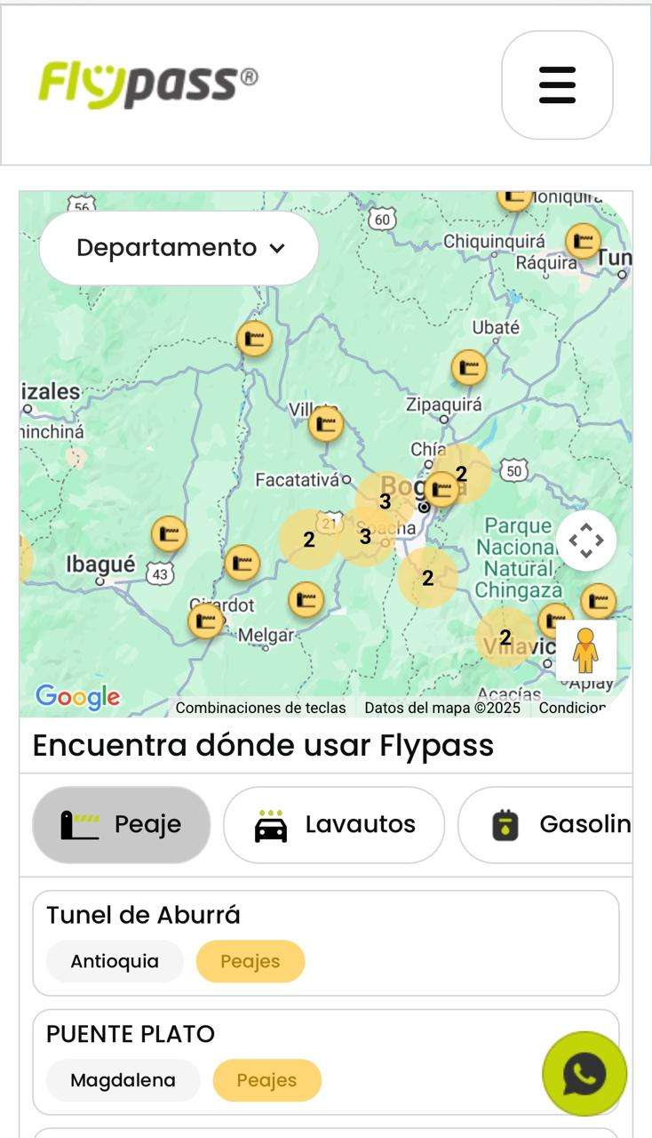 Evite contratiempos en carretera con el mapa de cobertura Flypass en vacaciones