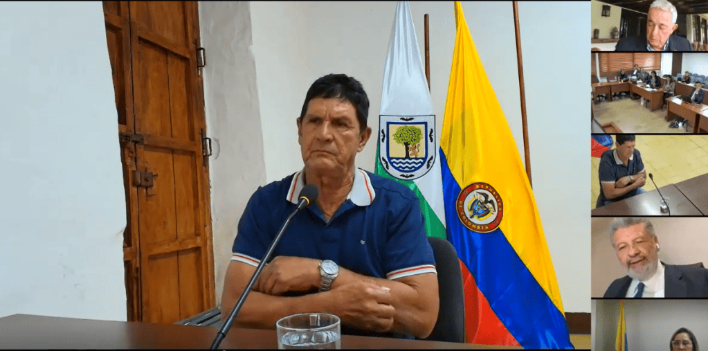 Óscar Monsalve, padre del testigo Juan Guillermo Monsalve.