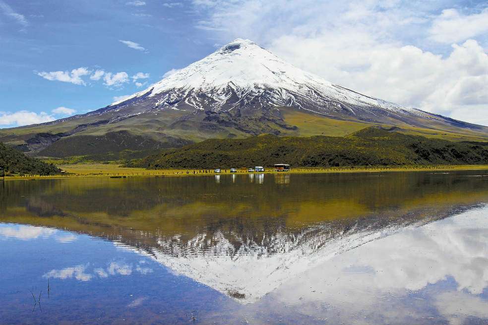 El volcán Cotopaxi, con 5.897 metros, es el segundo más grande de Ecuador y uno de los más activos. / Fotos: Cortesía Ministerio de Turismo de Ecuador