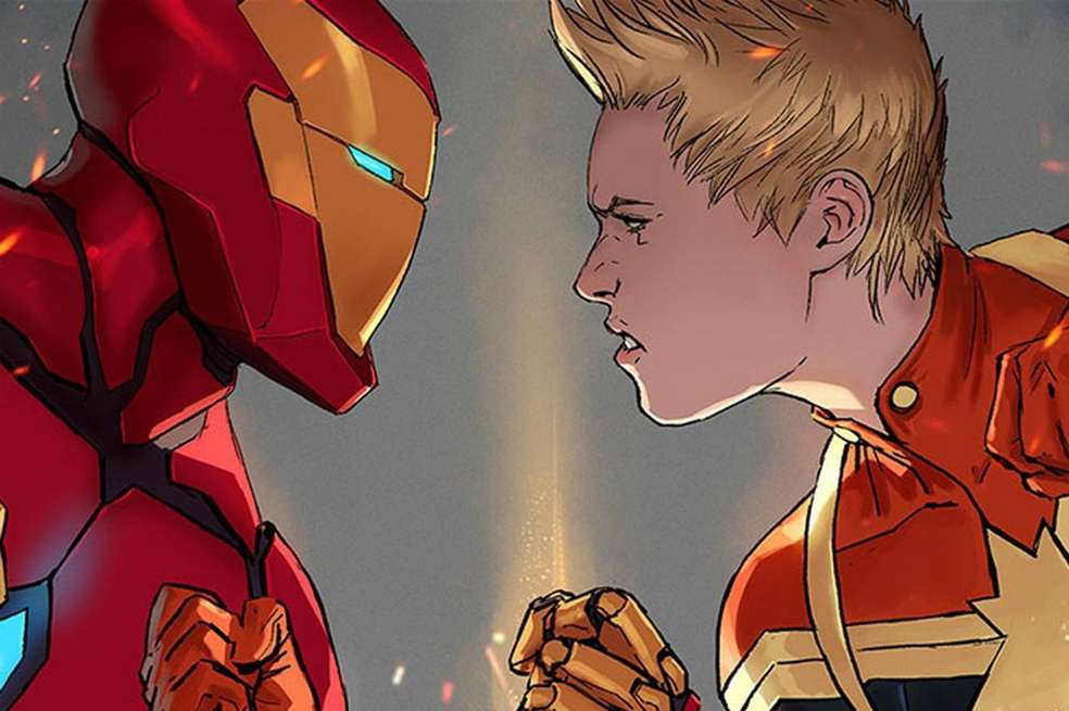 Iron Man y Capitana Marvel podrían ser los superhéroes protagonistas de Vengadores 4. / Cortesía