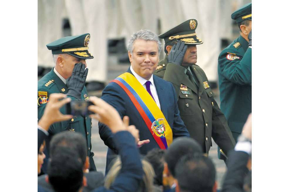 El presidente Iván Duque tomó posesión del cargo el pasado 7 de agosto. / Cristian Garavito - El Espectador