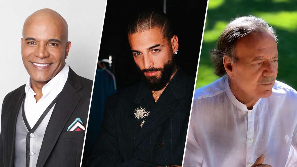 Óscar Borda, Maluma y Julio Iglesias.