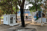 Construyen dos refugios nuevos para gatos afectados por el incendio en Santa Marta